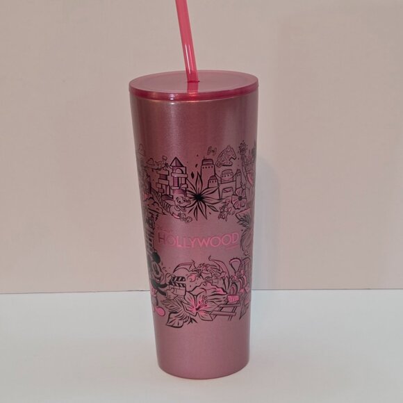 Disney Parks Starbucks Tumbler Set - 4 Walt Disney World Theme Parks - Like New - Picture 9 of 14